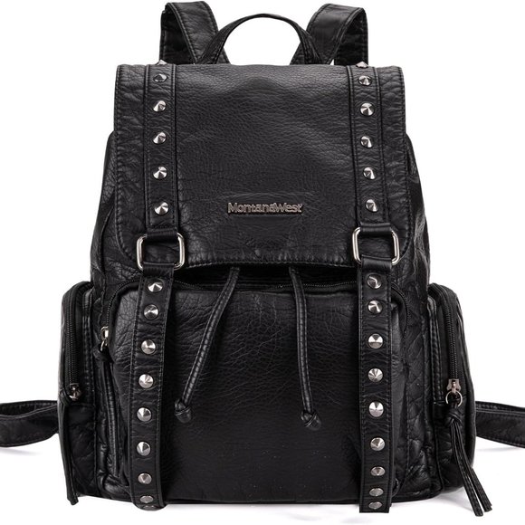 Montana West Handbags - NWT Montana West Satchel Backpack - Black